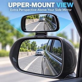 Car Blind Spot Mirror for Driving – Adjustable Wide-Angle Convex View for Parking and Side Mirrors