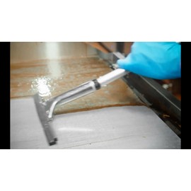 Hot Griddle Squeegee with 7.8 Inch Flexible Heat-Resistant Rubber Blade, 18" Long Handle, Ideal for 300 to 350 Degree Fahrenheit hot griddles Cleaning by Weavura