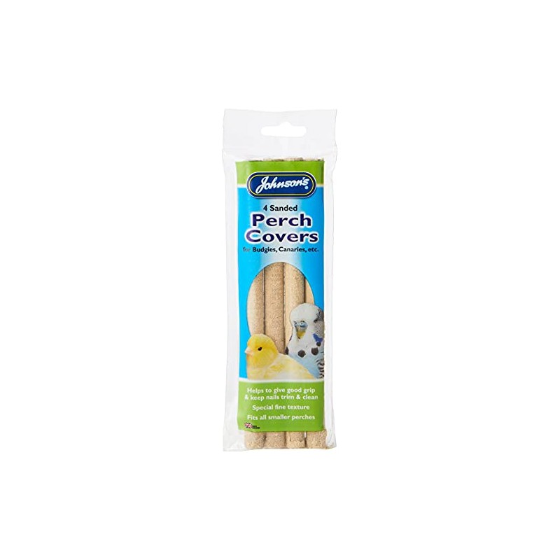 Johnsons Veterinary Products M080 Perch Covers for Budgies, Canaries, 4