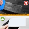 10 Pcs 12" X 4" Bumper Sticker Magnets, Flexible Magnetic