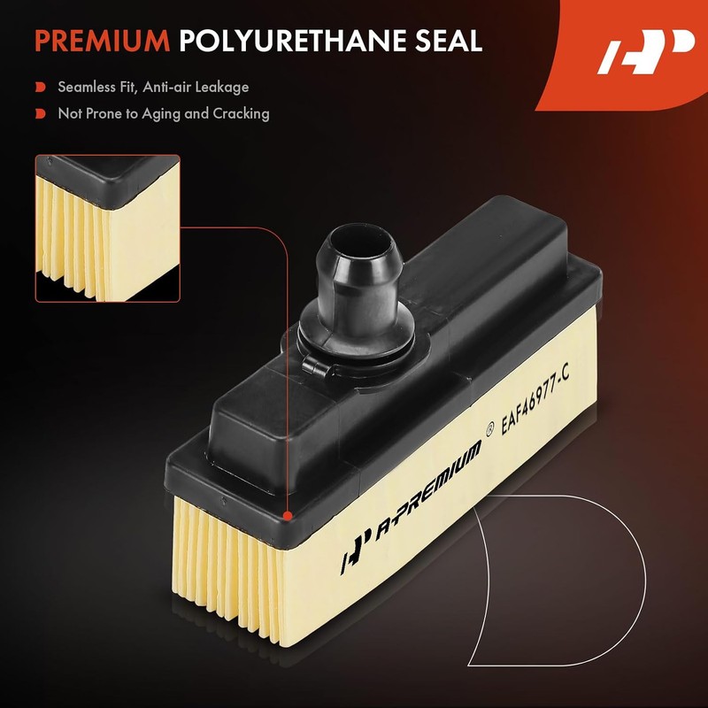 A-Premium Juego de 2 Filtros de Aire de Motor