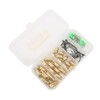 Fishing Accessories Kit Fish Gears with Threaded Bullet Weights Crank