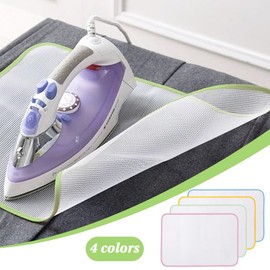 XOXVURI Ironing Cloth For Easy Ironing And Protection Mesh Fabric Ironing Cloth Pad Protective Bar Cloth Ironing Cloth (4 Pieces)