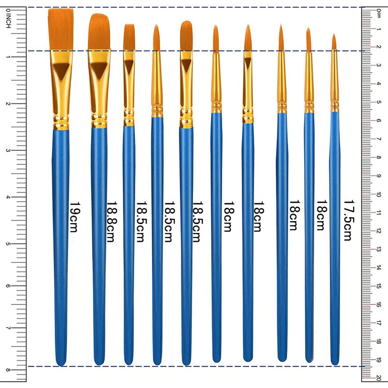 Samcos Plastic Model Painting Set 23-piece Set with 10 Painting