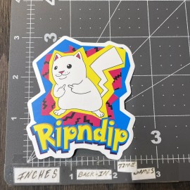 Rip N Dip Pokémon Funny Adult Humor Sticker For Skateboard Guitar Ect. Mat108