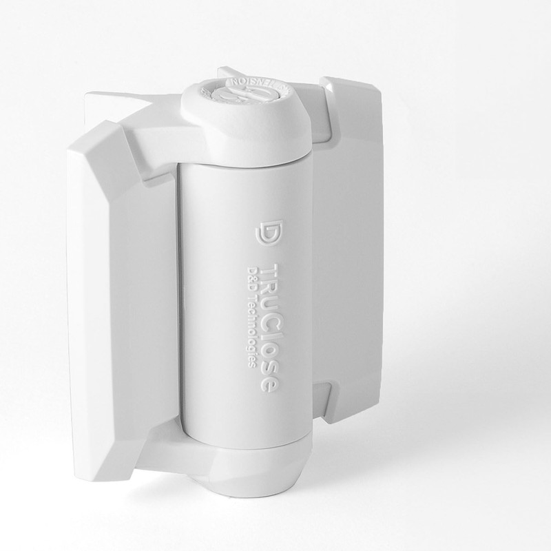 D&D Technologies TCA1L2S3WTS TruClose Regular Duty Gate Hinges, for Self