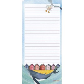 Emma Ball Magnetic Slim Notepad - Sealife, Under The Sea