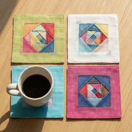 National Museum of Korea Goods Jogakbo Coasters Traditional Crafts Home Cafe Accessories Korean Souvenirs Foreigner Gifts Jaju / 국립중앙박물관 굿즈 조각보 컵받침 전통공예 홈카페 소품 한국 기념품 외국인 선물 자주