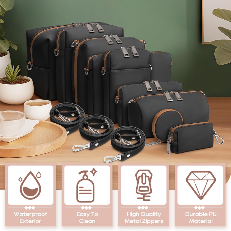 Joyway Detachable Shoulder Strap for Travel Cosmetic Bag, Wide Replacement