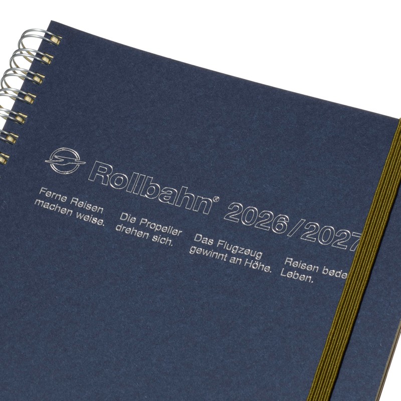 [Delphonics Notebook 2026-2027 Version/Starts March 2026] Rollbahn Diary Om A5