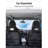 Multi-Functional Car Tissue Holder with ‌2 Storage Nets, Upgraded PU