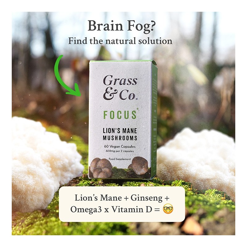 Grass & Co. G&C FOCUS Lions Mane 60 caps