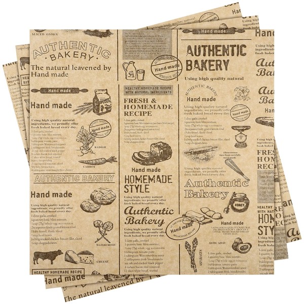 NUOLUX Tempura Sheet Oil-Resistant Fried Food Paper Wax Paper Hamburger