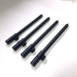 4 x 20-30cm Black Carp Coarse Ali Aluminium Bank Sticks Bank Sticks Fishing