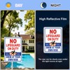 JIAMING No Lifeguard On Duty Signs,2 Pack 14x10 Inch Swim