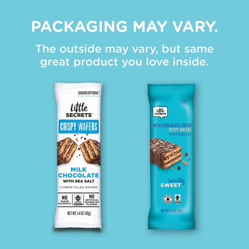Little Secrets | Milk Chocolate Crispy Wafers | Made in