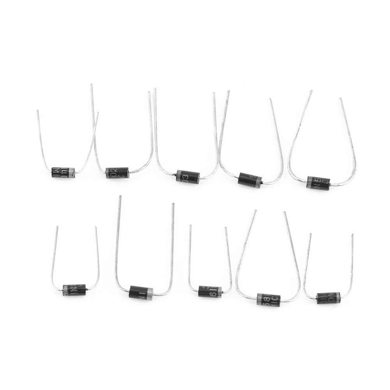 SEAFRONT DIODE 200pcs 10 Value 1N4001-1N4007 1N5817-1N5819 Rectifier Diodes Assortment