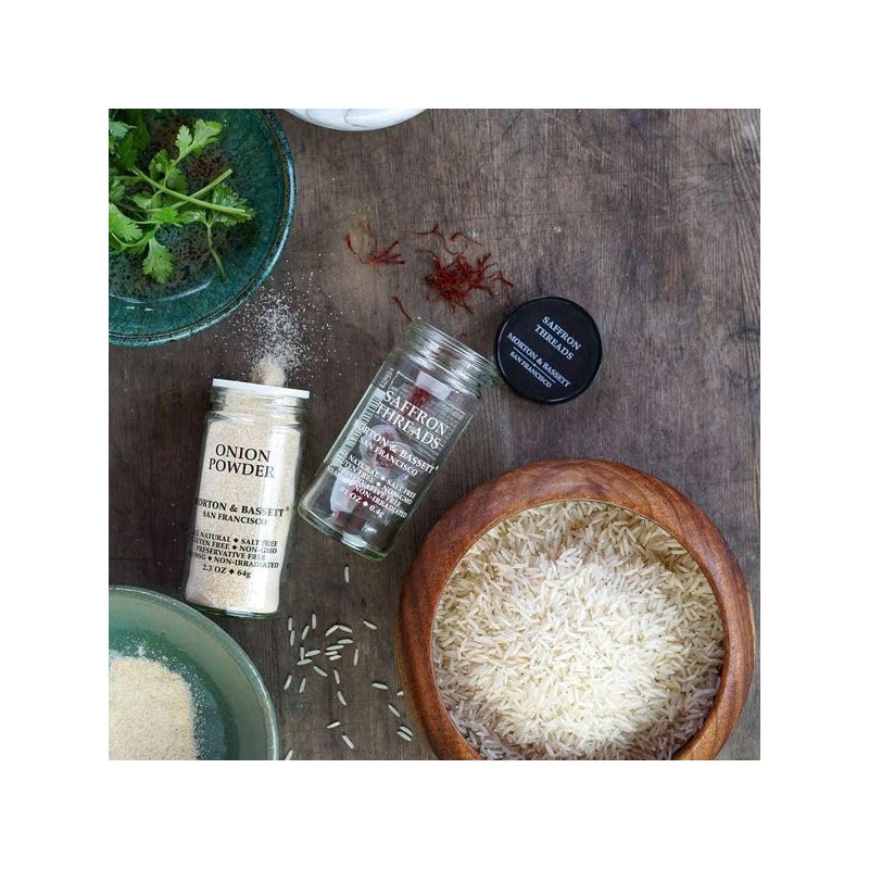 Morton & Bassett Saffron Threads, 0.01 oz – Non-GMO, Salt-Free,