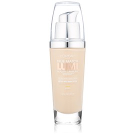 L'Oréal Paris True Match Lumi Healthy Luminous Makeup, W1-2 Porcelain/Light Ivory, 1 fl. oz.
