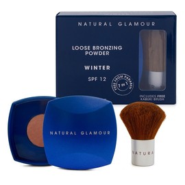 Natural Glamour Loose Bronzing Powder + Kabuki Brush (Winter)