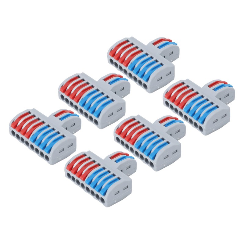 6 Uds Conector de Cable de Palanca 2 en 8