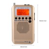 Aircraft Band Radio Receiver VHF Portable Full Band Radio Recorder