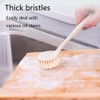 3 Pcs Kitchen Dish Brush Bamboo Handle Dish Scrubber Scrubber