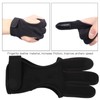 Bow Arrow Finger Guard Competition Archery 3 Fingers Glove Adjustable