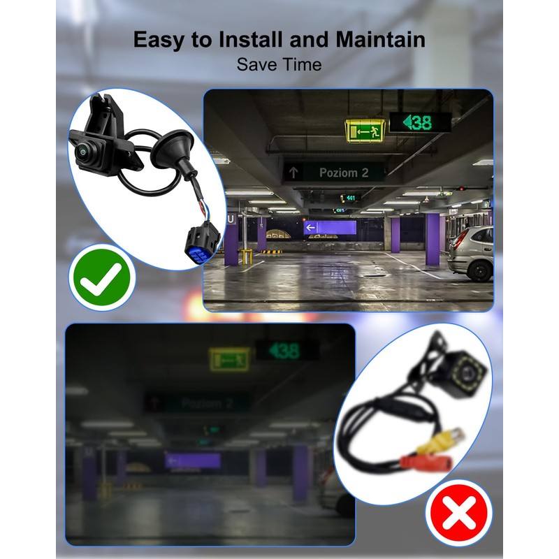 QAGGUM Rear View Backup Camera Fit for Hyundai Elantra 2022,