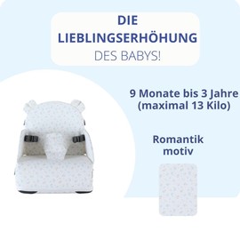 Noukie's Baby Booster Seat Removable Washable from 9 Months to 3 Years