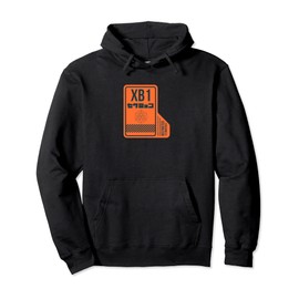 Restricted Module XB1 / Cyberpunk Tokyo Japan Collection Pullover Hoodie, black