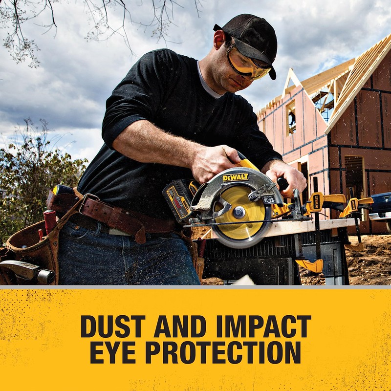 DEWALT DPG82-11 Concealer Clear Anti-Fog Dual Mold Safety Goggle, Clear