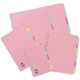 Concord Subject Dividers 230 Micron 5-Part A4 Ref 234256