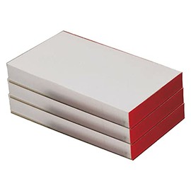 SNAWOP Almohadillas de mezcla dental, 300 hojas de papel desechable con revestimiento de poliéster, tamaño pequeño/mediano/grande (14 x 8 cm)