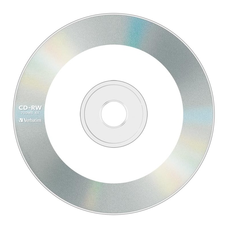 Verbatim Japan SW80QM5V1 Repeated Recording CD-RW 700MB 5-Disc Two-Tone Disc