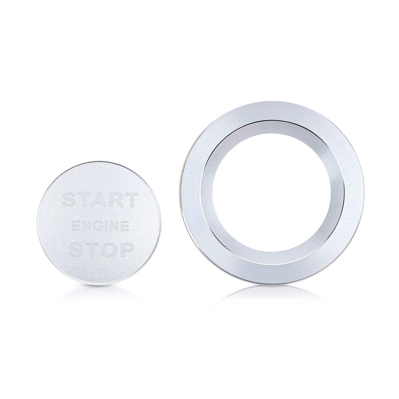 kwmobile Start/Stop Button Ring Frame and Cover Compatible with Land