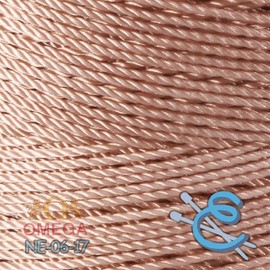 Espiga No.06-100% Nylon Omega String Cord for Knitting and Crochet - 17 Light Chocolate