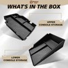 Muslogy Center Console Organizer Fits for 2014-2019 Chevy Silverado/GMC Sierra