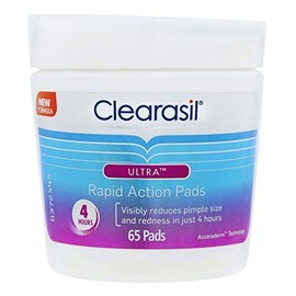 Clearasil Clearasil Ultra Rapid Action Face Wipe Pads 65