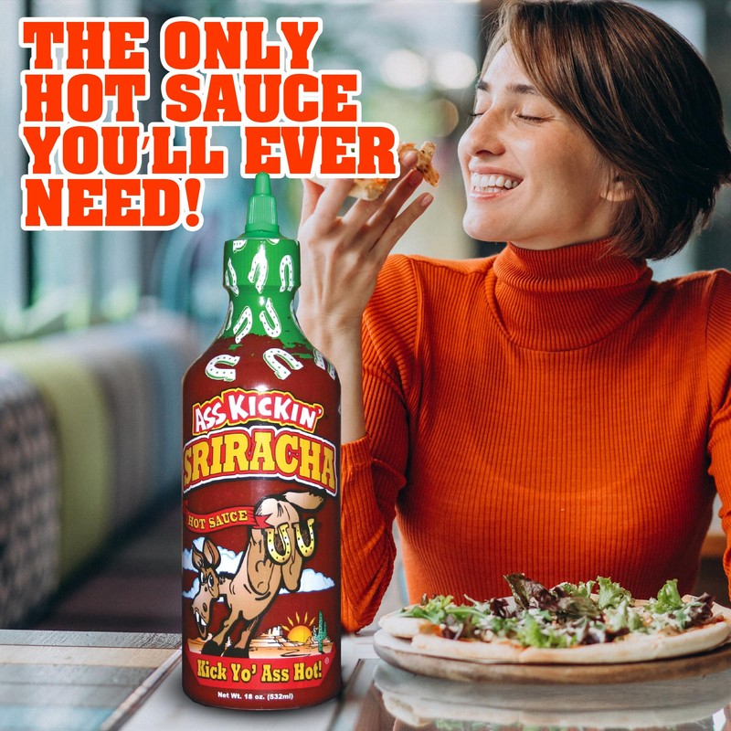 ASS KICKIN' Sriracha Hot Sauce – Sriracha Hot Chili Sauce