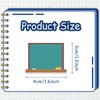 12 Pcs Back to School Sticky Notes,Pencil Ruler Book Blackboard