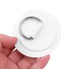 Tiardey 4pcs 3.15inch Inflatable Boat Kayak D-ring Small Round Pad/Patch