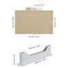 IDOBY Plastic Chopping Board Set of 3 with Stand, Three