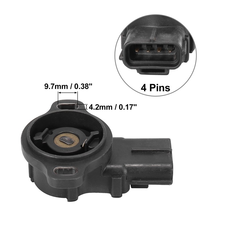 X AUTOHAUX 89452-50010 Vehicle Throttle Position Sensor Replacement for Toyota