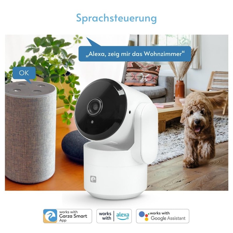 Garza - Smart Indoor 360° Surveillance Camera Smart IP WiFi