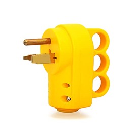 Veepeak NEMA 6-50P/ 6-30P Plug Replacement, 30/ 50 Amp 250 Volts, 3-Prong Grounded Heavy Duty Power Cord Plug with Handle for Welder, Compressor, Ranges, Generator, Cutter, ETL Listed