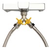 Soytich 3-way Y-splitter with 2 shut-off ball valves, for connecting