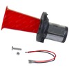 RED Klaxton Vintage Old Style Car Horn AHH-OOO-GAH 12volt Electric
