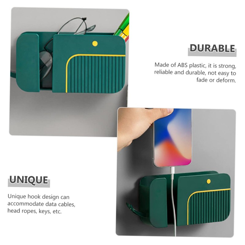 DOITOOL 2pcs Wall Phone Holder Remote Control Holder Wall Mount