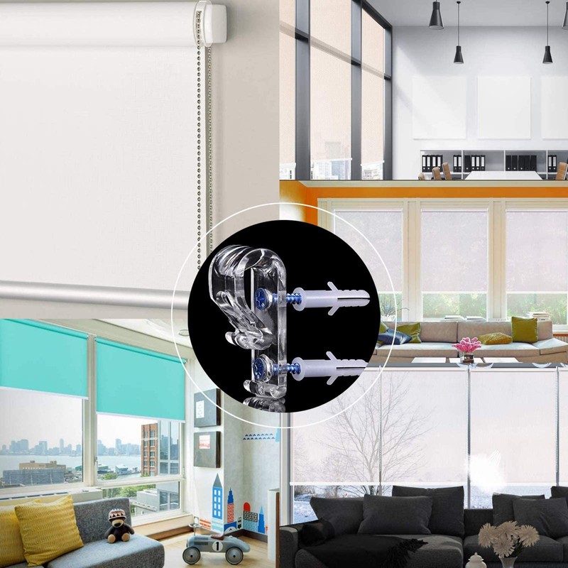 Clear P Clips Plastic Roman Roller Blind Chain Cord P